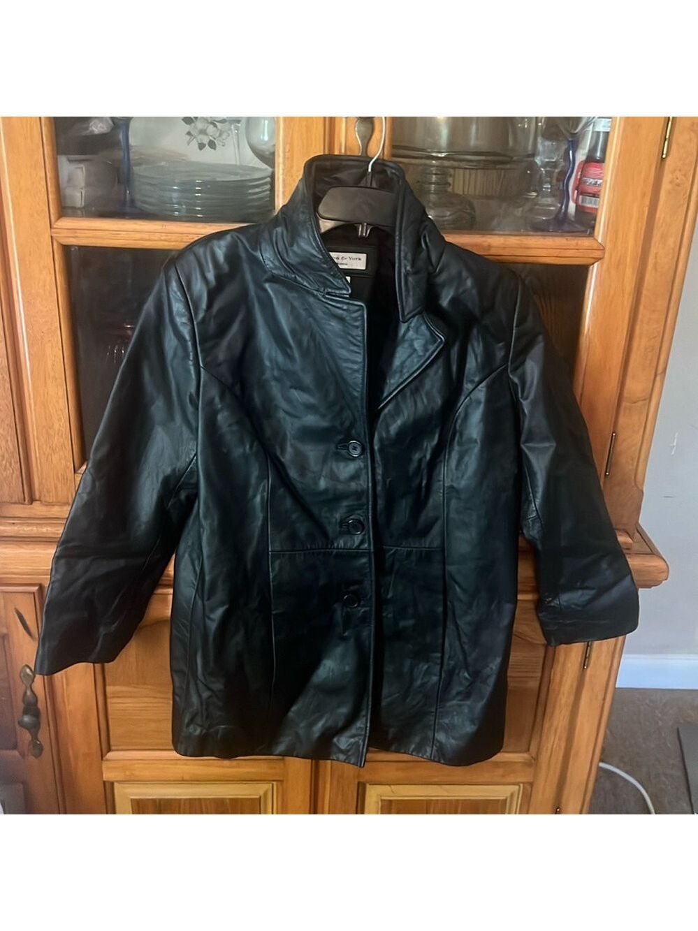 A junior leather coat